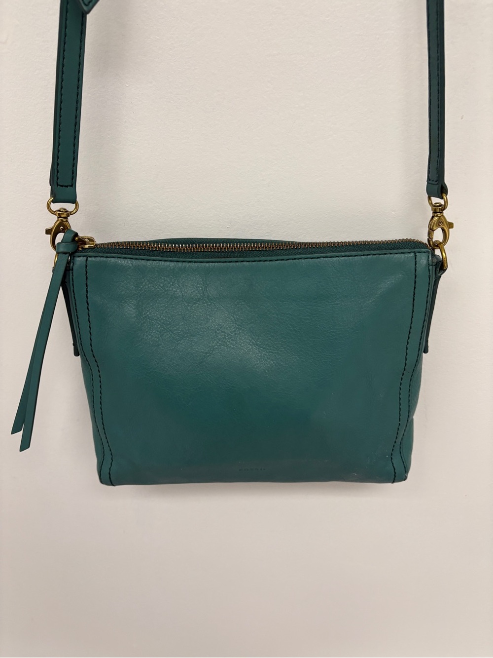 Fossil Turquoise Crossbody Bag